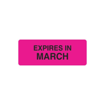 LABEL EXPIRES IN MARCH 12X32MM (M0735)   ROLL/500