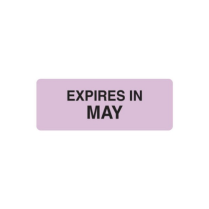 LABEL EXPIRES IN MAY 12X32MM (M0737)   ROLL/500