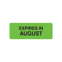 LABEL EXPIRES IN AUGUST 12X32MM (M0740)   ROLL/500