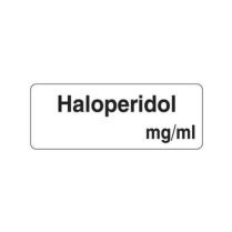 12X32MM HALOPERIDOL LABEL (M0476) MG/ML