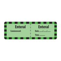 LABEL ENTERAL FEED LINE (JG73S) 25X70MM   BOX/500