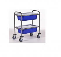 TROLLEY UTILITY S/S FRAME 720X450X910MM (AX091)