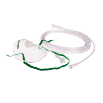 OXYGEN CO2 MASK ADULT WITH TUBE (AN068002NS) BX/50
