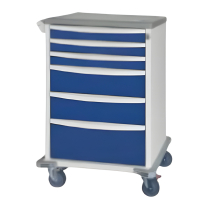 MEDICAL CART 5 X DRAWER MEDICINE TROLLEY (MEDT)