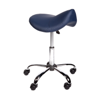 STOOL SADDLE NAVY BLUE VINYL (PACSSNB)        EACH