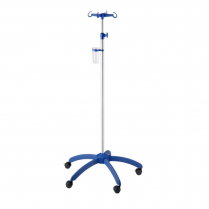 I.V. POLE ALUMINIUM BLUE (AX2386)       EA