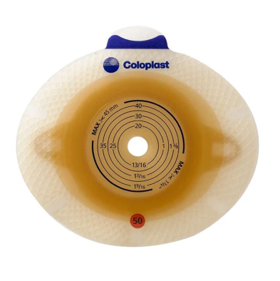 SENSURA 2 PC CLICK OSTOMY BASE PLATE WAFER CUT(10021) BX/5