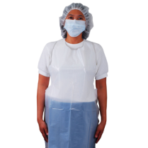 APRON SURGICAL PLASTIC LGE (AP003) PACK/100
