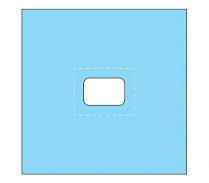 DRAPE PROCEDURE 60X60CM FENES 10X15 (35-133) EA