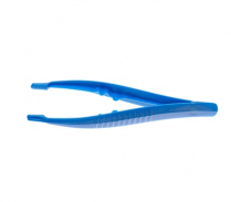 FORCEP PLASTIC DISPOSABLE ST BLUE (IBB-0005S) EACH