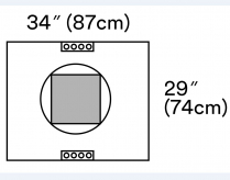 DRAPE CAESAREAN INCISE PLAIN (2057) B/10