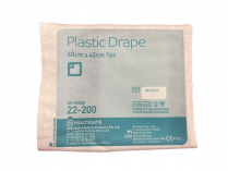 DRAPE PLASTIC SHEET ST 90CMX120CM (22-203A)  EACH