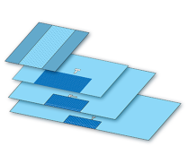 DRAPE UNIVERSAL SET OF 5 W/O MAYO (35-176) CTN/5