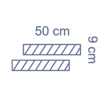 DRAPE OP-TAPE 50X9CM (3550CEA) BOX/130