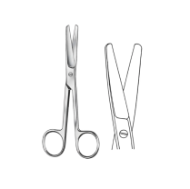 SCISSOR SURGICAL BLUNT/BLUNT NOPA 13CM  (AC010/13)