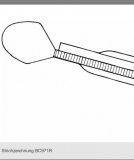 SCISSOR UNIVERSAL BANDAGE BLUE (BC971R ) EA