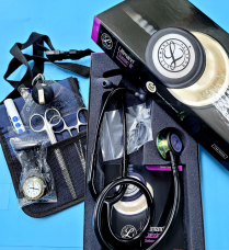 NURSE KIT WITH LITTMANN CLASSIC III STETH BLACK RAINBOW