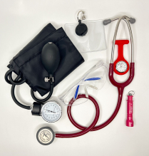 DEAKIN NURSE PRESCRIBED PACK BURGUNDY STETHOSCOPE