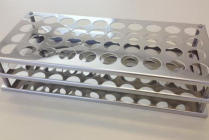 TEST TUBE RACK 13MM 50 WELLS STAINLESS STEEL (KJ812) EA
