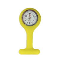 FOB WATCH SILICONE YELLOW NURSES STANDARD DIAL