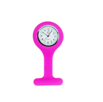 FOB WATCH SILICONE HOT PINK NURSES STANDARD DIAL