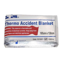 BLANKET EMERGENCY FIRST AID (10018100 ) 185X135CM  EACH