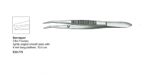E30-773 BARRAQUER CILIA FORCEP, ANG 10CM