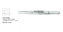 E30-126 TISSUE FORCEP HEAVY STRAIGHT 1.5MM
