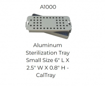 A1000 METAL TRAY 63X152X20MM C/W MAT SMALL