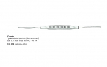 E40-672 WHEELER DOUBLE ENDED SPATULA