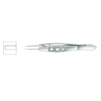E30-455 CASTROVIEJO FIXATION FORCEPS 0.5MM TEETH