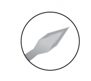 KNIFE 3.2MM 40DEG PHACO SLIT (581109) BOX/5