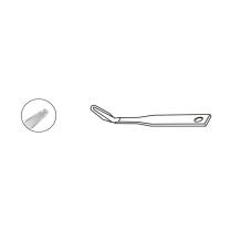 KNIFE 2.25MM 60DEG BEV UP CRESCENT (581118) BOX5