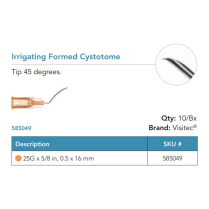 CYSTOTOME IRRIGATING FORMED 25G (585049)  BOX/10