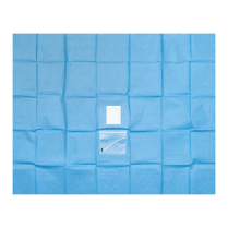DRAPE 1/2 BODY APERTURE NON-WOV BLUE W 250 BAG 581152 BOX/10