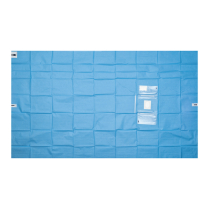DRAPE FULLBODY APERTURE NONWOV BLUE W 2x500ML 581157 BOX10