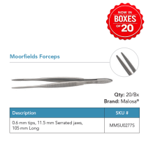 MMSU0277S MOORFIELD FORCEP DISP ST BOX/20