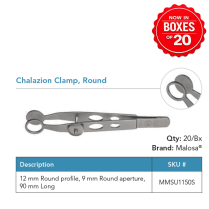 MMSU1150S CHALAZION CLAMP ROUND DISP ST BOX/20