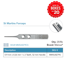 MMSU0279S ST MARTINS FORCEP DISP ST BOX/20