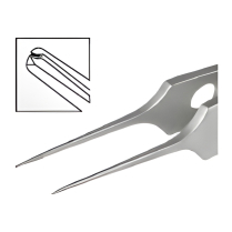 MMSU1145S 45? FINE TOOTHED FORCEPS, SHORT BOX/20
