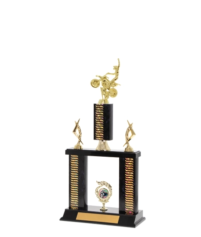 Tiered Wave Pattern Trophy