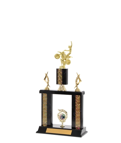 Tiered Wave Pattern Trophy