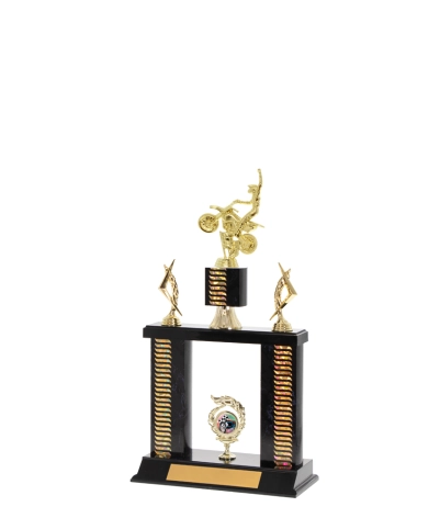 Tiered Wave Pattern Trophy