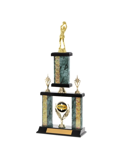 Tiered Wave Pattern Trophy