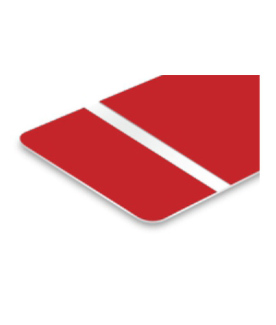 TroLase Foil Red/White 0.2mm