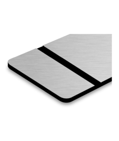 TroLase Metallic BR Silver/Black 3.2mm