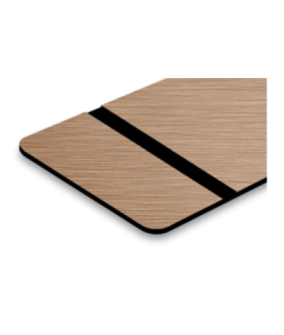 TroLaseThins Brushed Copper/Black 0.5mm