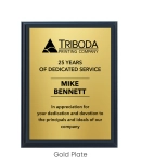 Black Veneer Plaque
