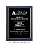 Black Veneer Plaque