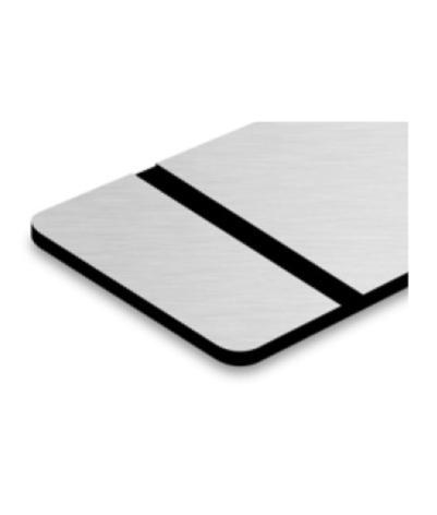 TroPly Metallic BR Silver/Black 1.6mm